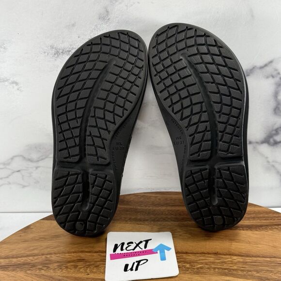 Womens size 6-OOFOS OOmega OOlala Luxe Flip Flop Thong Recovery Sandals - Picture 6 of 9